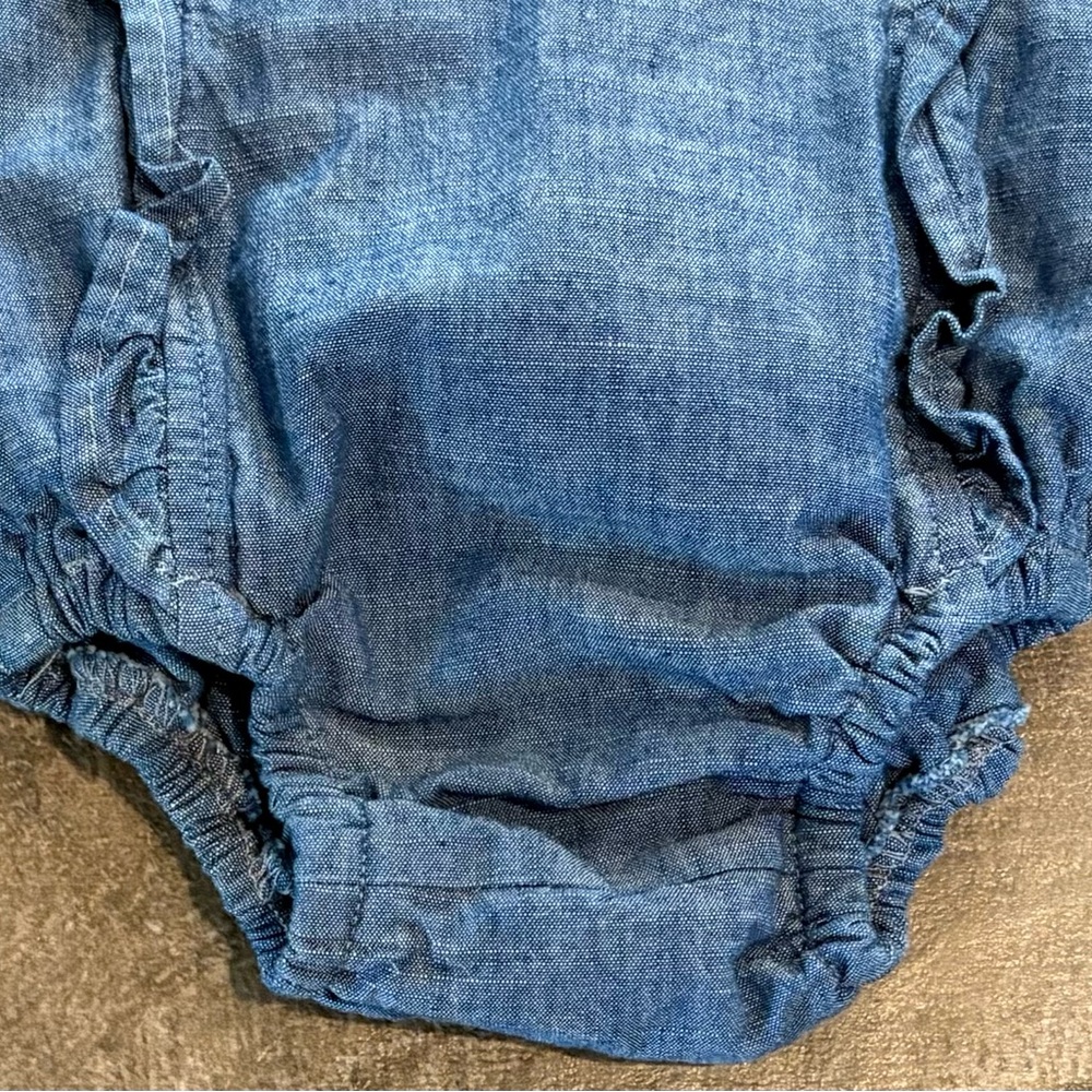 Hope&Henry Organic Ruffle Sunsuit - Picture 4 of 7